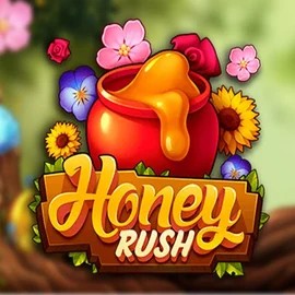 Honey Rush slot logo by Play’n GO at Hommerson Casino