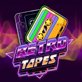 Retro Tapes slot logo by Push Gaming at Hommerson Casino