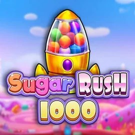 Sugar Rush 1000 by Pragmatic Play, showcased at hommersoncasino.org – game logo