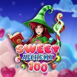 Sweet Alchemy 100 online game logo by Play’n GO on hommersoncasino.org